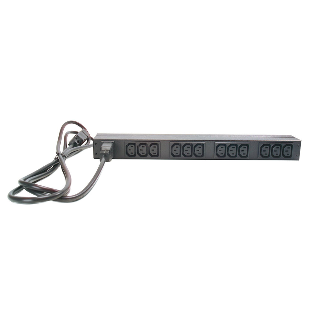 APC APC NetShelter Basic Rack PDU, 1U, 230V/16A Input, 12x IEC C13 Outlets