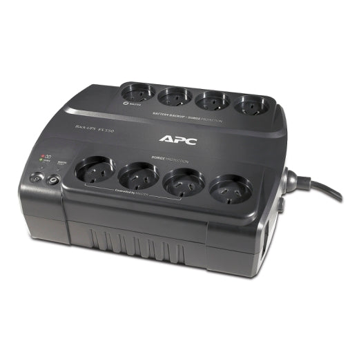 APC APC Back-UPS 550VA/330W Power-Saving UPS, Desk Top, 230V/10A Input, 8x Aus Outlets, Lead Acid Battery, User Replaceable B