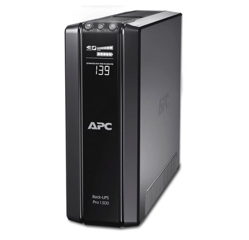 APC APC Back-UPS Pro 1500VA/865W Line Interactive UPS, Tower, 230V/10A Input, 10x IEC C13 Outlets, Lead Acid Battery, LCD, AV