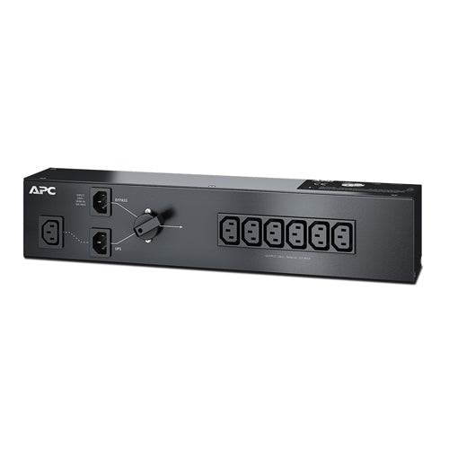 APC APC Service Bypass PDU, 2U, 1500VA Load Capacity, 230V/10A Input, 6x IEC C13 Outlets
