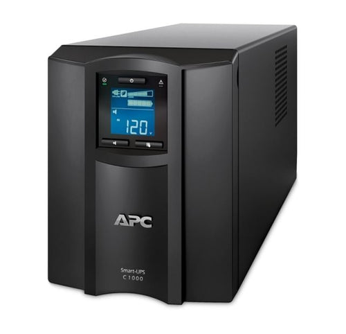 APC APC Smart-UPS C 1000VA/600W Line Interactive UPS, Tower, 230V/10A Input, 8x IEC C13 Outlets, Lead Acid Battery, SmartConn