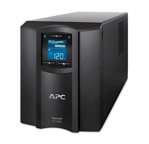 APC APC Smart-UPS C, Line Interactive, 1500VA, Tower, 230V, 8x IEC C13 outlets, SmartConnect port, AVR, Graphic LCD