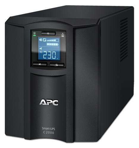 APC APC Smart-UPS C 2000VA/1300W Line Interactive UPS, Tower, 230V/16A Input, 6x IEC C13 Outlets, Lead Acid Battery, USB  Ser