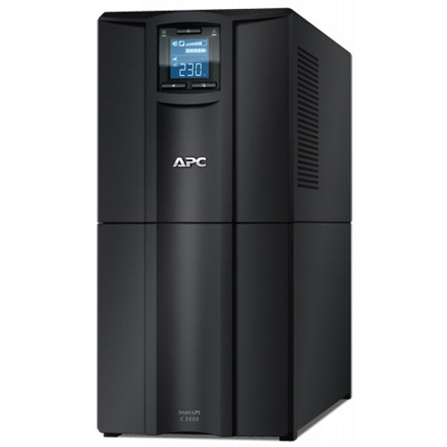 APC APC Smart-UPS C, Line Interactive, 3kVA, Tower, 230V, 8x IEC C13+1x IEC C19 outlets, AVR, Graphic LCD