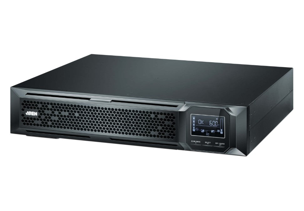 Aten Aten 2000VA/2000W Professional Online UPS with USB/DB9 connection, 8 IEC C13 outlets, optional SNMP support, EPO and RJ 