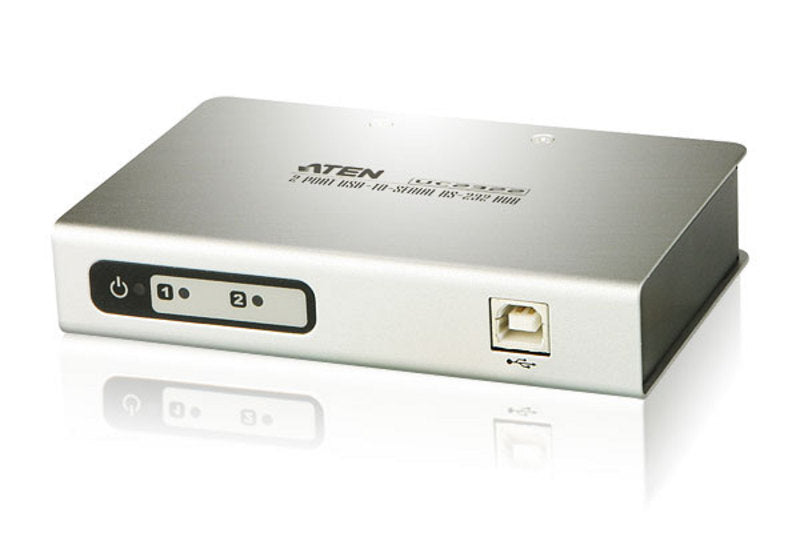 Aten Aten Serial Hub 2 Port USB to RS232 Converter w/ 1.8m cable, Supports Hot-Swapping  Plug and Play