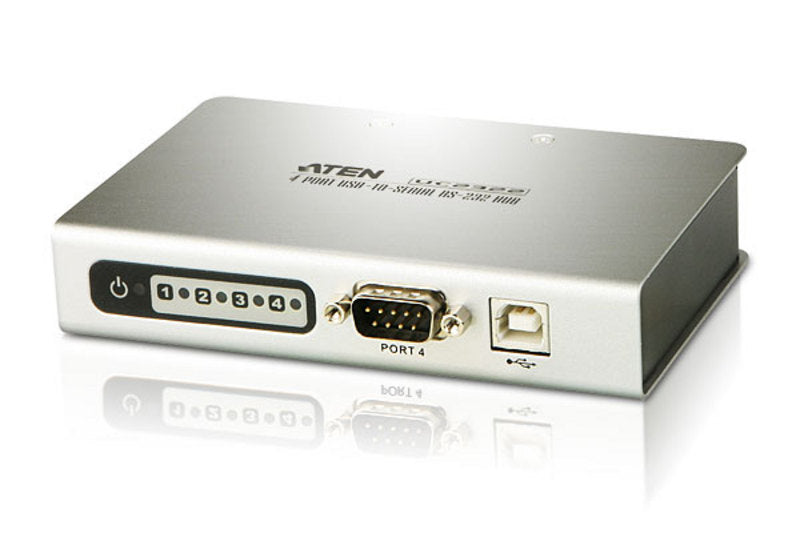 Aten Aten Serial Hub 4 Port USB to RS232 Converter w/ 1.8m cable, Supports Hot-Swapping  Plug and Play