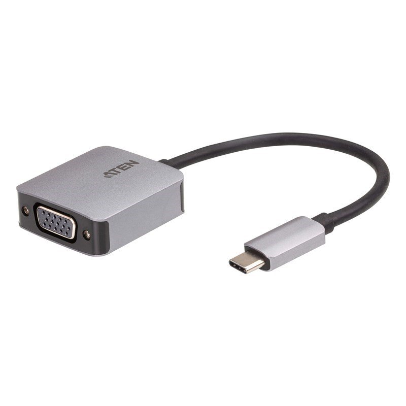 Aten Aten USB-C to VGA Adapter, aluminium housing