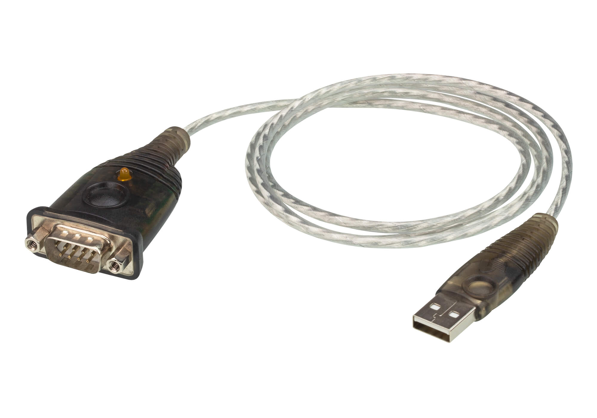 Aten Aten USB to RS232 converter with 1m cable，921.6 Kbps Transfer Rate, Compatible with Windows, Mac, Linux