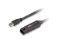 Aten Aten USB 3.1 Gen 1 10m Extender Cable with AC Adapter, support 5 Gbps data-rate, daisy-chain up to 50m, unique locker he