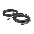 Aten Aten USB 3.2 Gen 1 15m Extender Cable with AC Adapter, support 5 Gbps data-rate, daisy-chain up to 30m, unique locker he