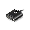 Aten Aten Peripheral Switch 2x4 USB 2.0, 2x PC, 4x USB 2.0 Ports, Remote Port Selector, Plug and Play, Hot Pluggable