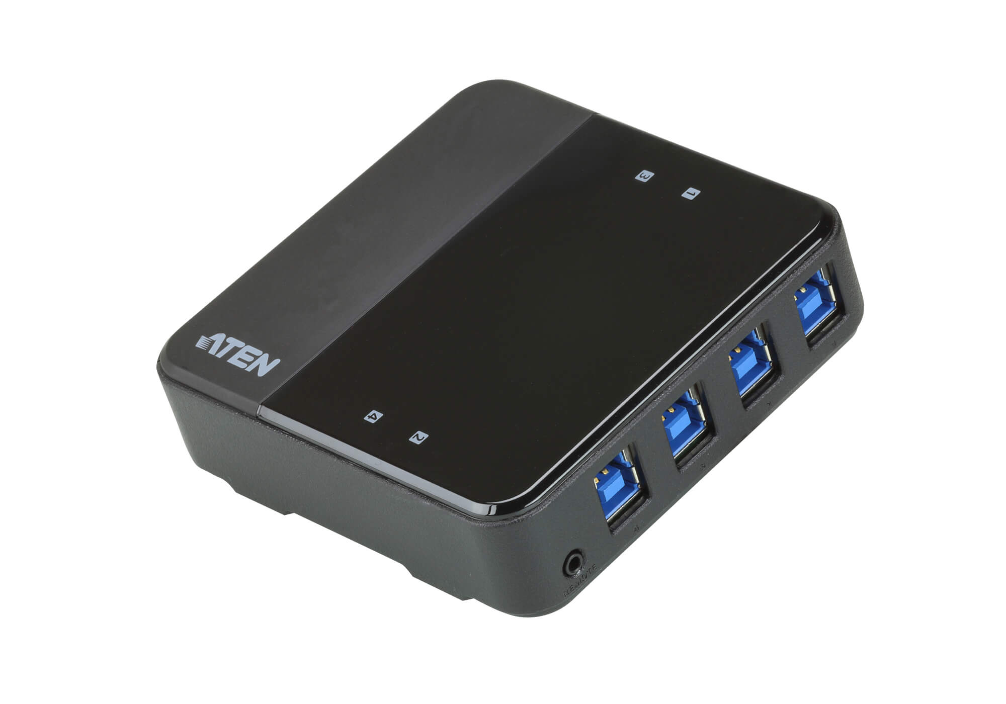 Aten Aten Peripheral Switch 4x4 USB 3.1 Gen1, 4x PC, 4x USB 3.1 Gen1 Ports, Remote Port Selector, Plug and Play