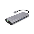 MBEAT (LS) mbeat® Elite USB Type-C Multifunction Dock - USB-C/4k HDMI/LAN/Card Reader/Aluminum Casing/Compatible with MAC/Des