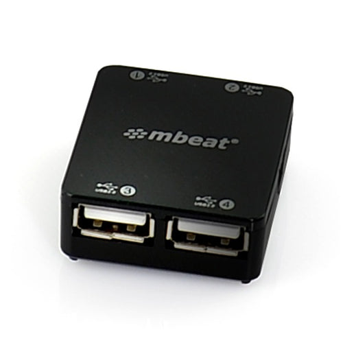 MBEAT (LS)mbeat® 4 Port USB 2.0 Hub - USB 2.0 Plug and Play/ High Speed Interface/ Ideal for Notbook/PC/MAC users USB 2.0 Spe