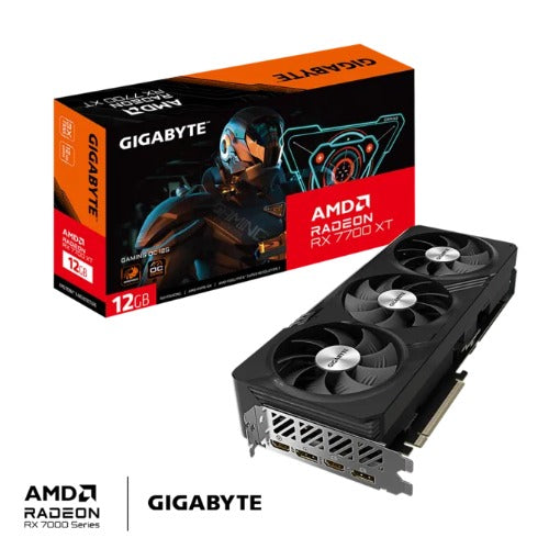 Gigabyte (LS) Gigabyte AMD Radeon™ RX 7700 XT GAMING OC 12G, 18 Gbps, GDDR6, 192 bit, PCI-E 4.0, 8 Pin*2, DisplayPort 2.1 *2 
