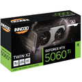 INNO3D nVidia GeForce RTX 5060 Ti TWIN X2 16GB GDDR7, 2572MHz Boost Clock, RAM 28Gbps, 3xDP, 1xHDMI 250x116x41mm