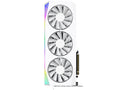 XFX Mercury AMD Radeon RX 9070XT OC White Gaming Edition with RGB 16GB GDDR6, HDMI 3xDP, AMD RDNA™ 4 (RX-97TRGBBW9)