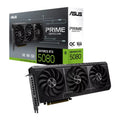 ASUS nVidia GeForce PRIME RTX5080 OC16G EVO, GDDR7, 10752 CUDA, 850W PSU, PCIe 5.0, 30Gbps, 256-bit, 2685MHz, 2.5-Slot, SFF Ready.