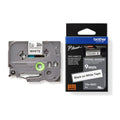 Brother TZe-S221 strong adhesive black on white laminated tape